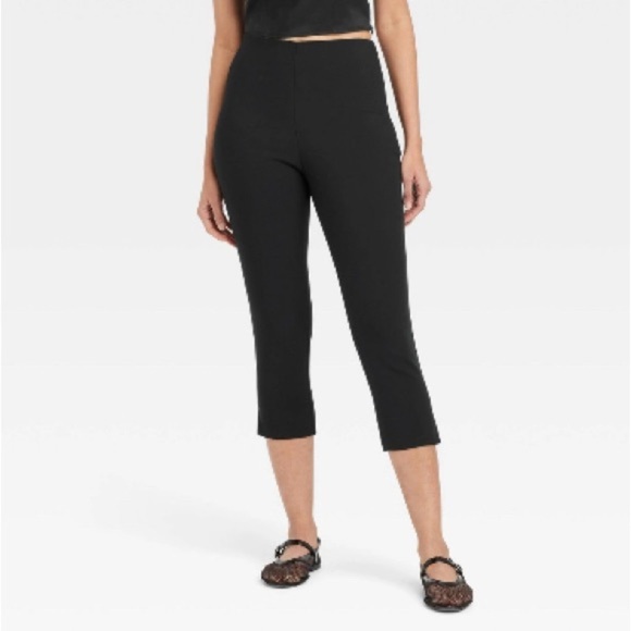 A New Day Black Super High Rise Capri Pants – Size 8 NWT - Picture 16 of 16